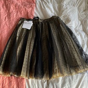 Red Valentino Tulle Skirt